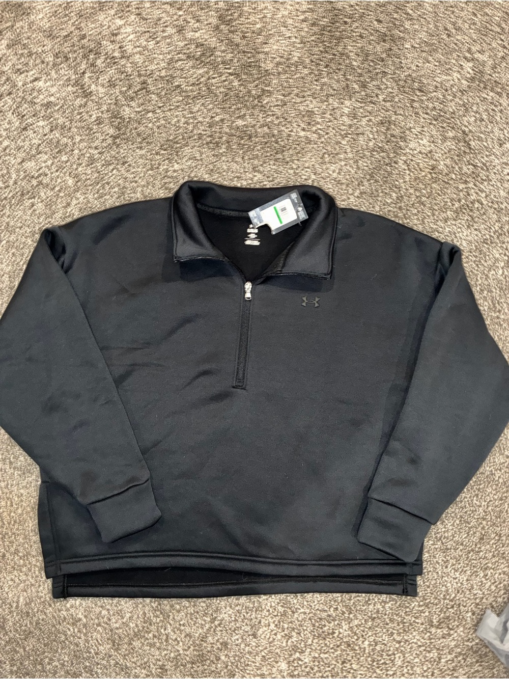 Under Armour Black Performance Quarter-Zip
